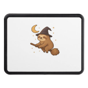 Copy of Ghost Hedgehog Librarian – Cute Halloween  Trailer Hitch Cover