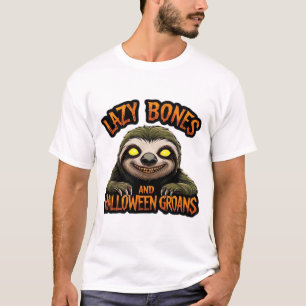 Copy of Lazy Bones and Halloween Groans - Creepy S T-Shirt