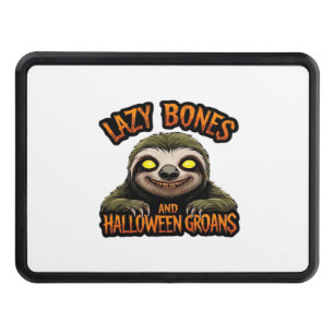 Copy of Lazy Bones and Halloween Groans - Creepy S Trailer Hitch Cover
