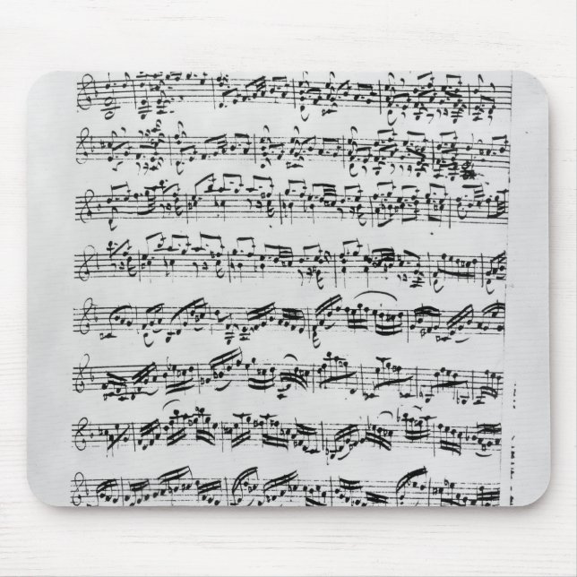 Copy of 'Partita in D Minor for Violin' Mouse Pad (Front)