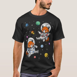 Copy of Red Panda Bear Astronauts T-Shirt