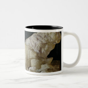 Copy of sculpture of bisons, Le Two-Tone Coffee Mug