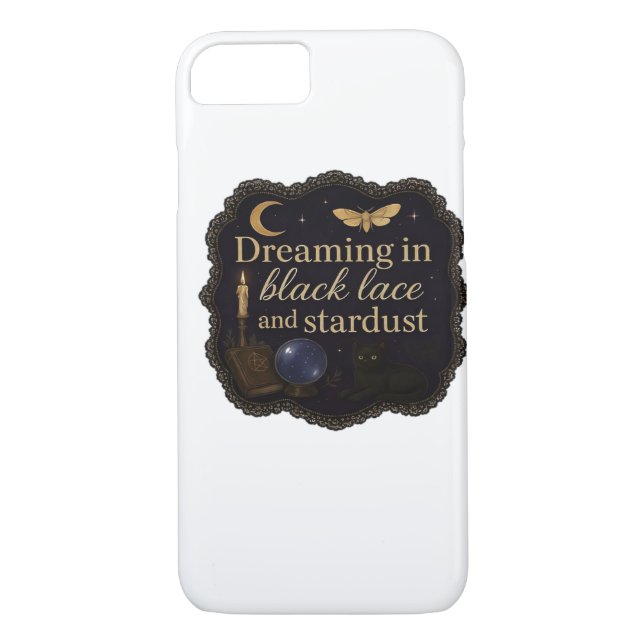 Copy Of Whimsigoth Fantasy Mystical Forests, Moons Case-Mate iPhone Case (Back)