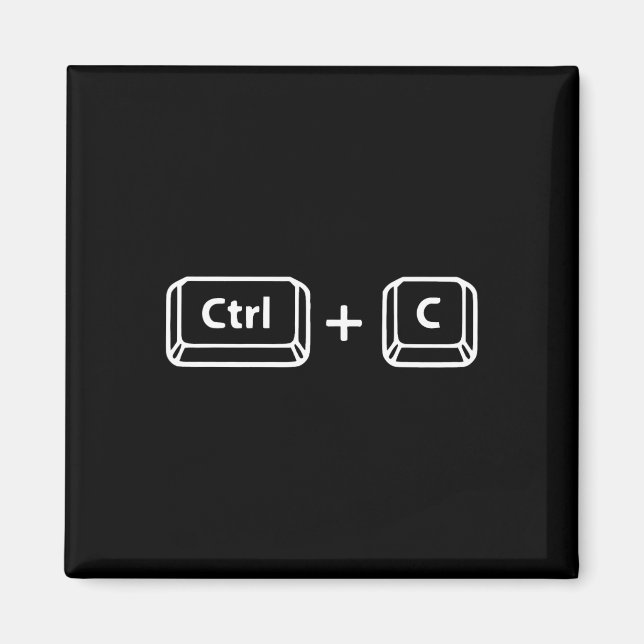 Copy Paste Ctrl C Ctrl V Dad Son Happy Father&# s Magnet (Front)