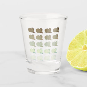 Copybara Capybara Shot Glass
