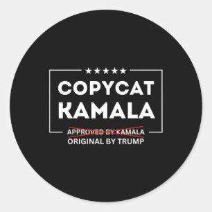 Copycat Kamala No Tax On Tips Original  Classic Round Sticker