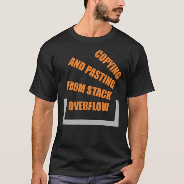 Copying and Pasting from Stack Overflow Classic T- T-Shirt (Front)