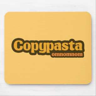 Copypaste omnomnom internet humour mouse pad
