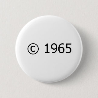 Copyright 1965 2 inch round button