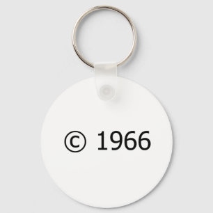 Copyright 1966 keychain