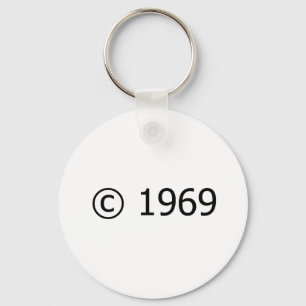 Copyright 1969 keychain