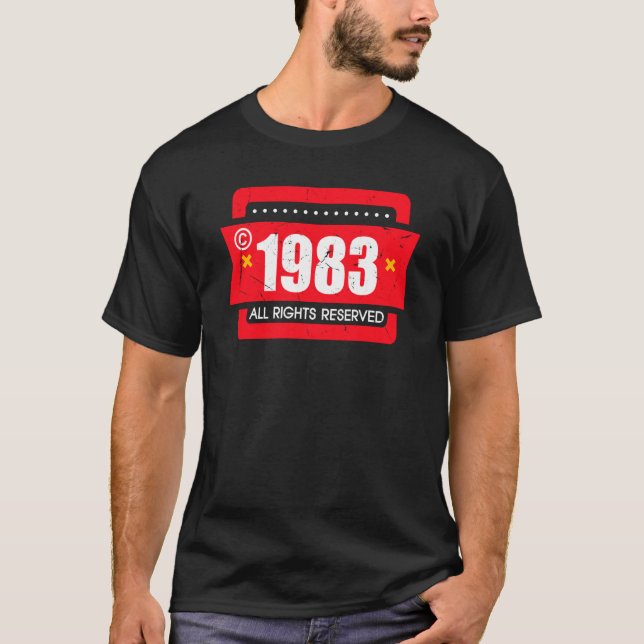 Copyright 1983 All Rights Reserve T-Shirt (Front)