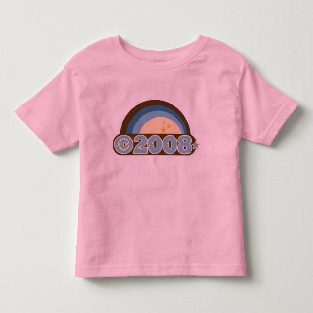 Copyright 2008 toddler t-shirt (Front)