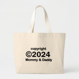 Copyright 2020 Mommy and Daddy Tote Bag