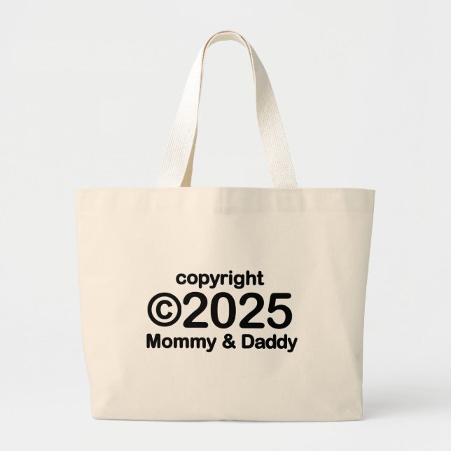 Copyright 2022 Sac fourre-tout maman et papa (Devant)