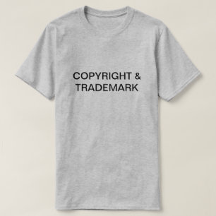 Copyright et T-shirt de marque