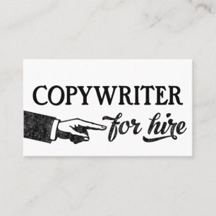Copywriter Carte de visite - Cool Vintage