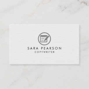 Copywriter Writer Print Publishing Business Card