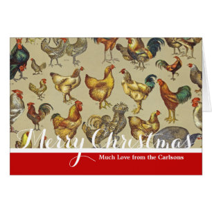 Coq de volaille Pays de poulet Joyeux Noël