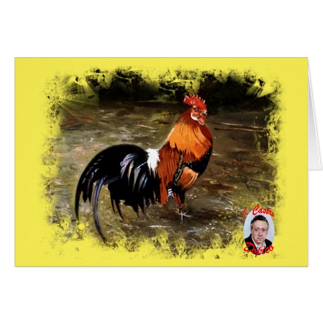Coq/Gaulois/Rooster (Devant Horizontal)