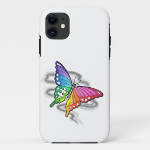 Coque à papillon arc-en-ciel - Mate Samsung Coque