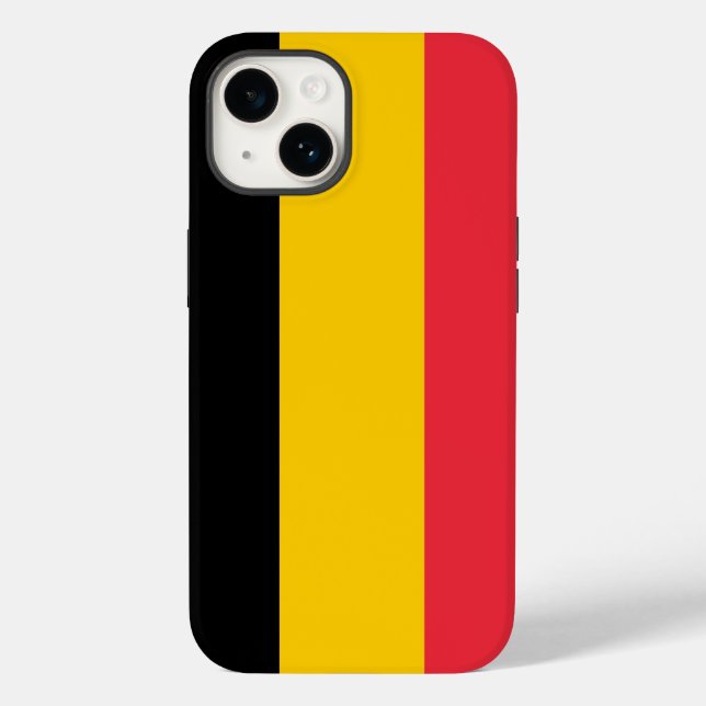 Coque Apple patriotique-Mate, Belgique Coque Drape (Verso)
