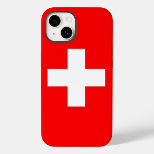 Coque Apple patriotique-Mate, Suisse drapeau Coque