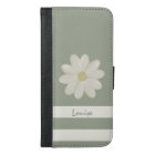 Fleur marguerite sur bande de taille verte