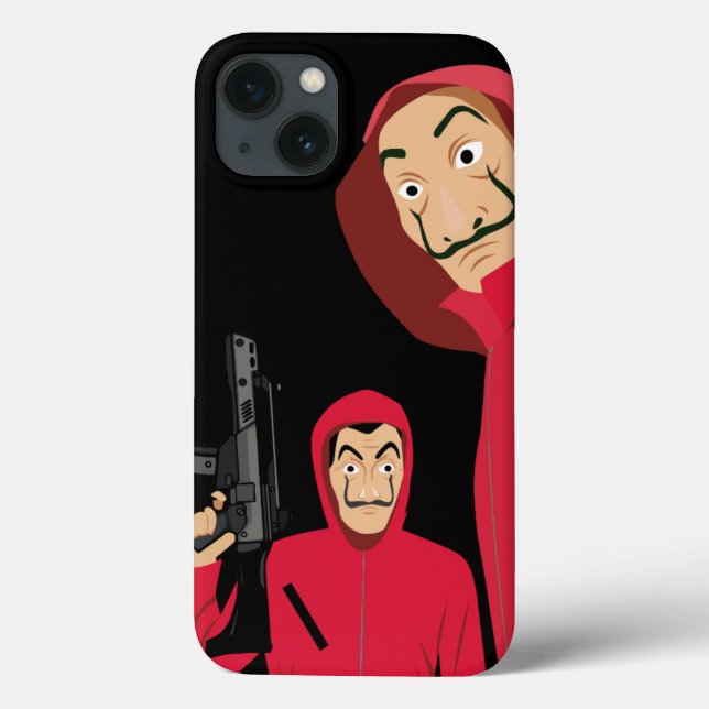 COQUE AVEC SÉRIE STAMPA LA CASA DE PAPEL (Verso)