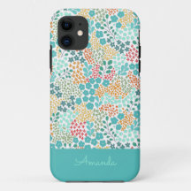 Coque botanique coloré-coque iphone Mate