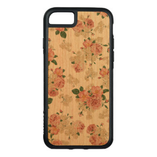 Coque En Bois iPhone 7 Iphone en bois de motif floral