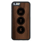 Monogramme noir de cercle