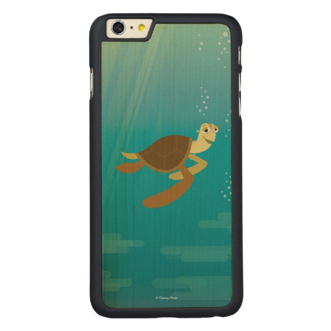 Coque Carved En Bois Pour iPhone Trouver Dory | Effacer (Dos)