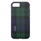 Black Watch Tartan Plaid iPhone 7 Coque