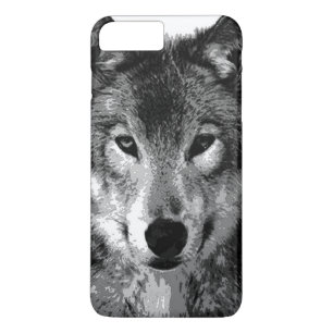 Coque Case-Mate Pour iPhone Black & White Wolf Eyes iPhone 7 Plus Coque