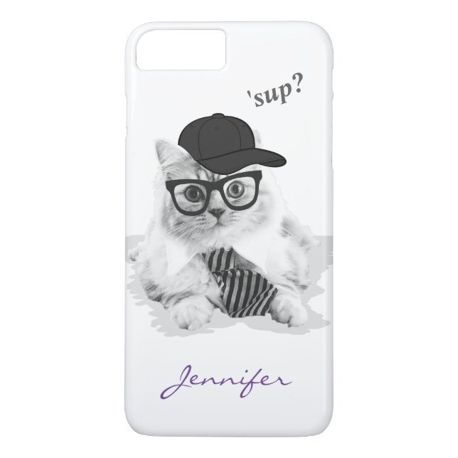 Coque Case-Mate Pour iPhone Cool Cat Coque-Mate iPhone 7 Coque (Dos)