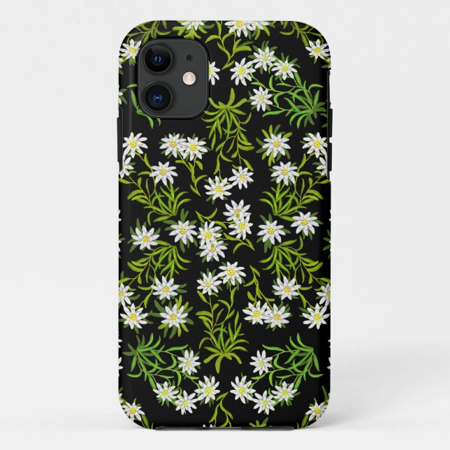 Coque Case-Mate Pour iPhone Coque iphone alpin de fleurs d'edelweiss suisse (Dos)