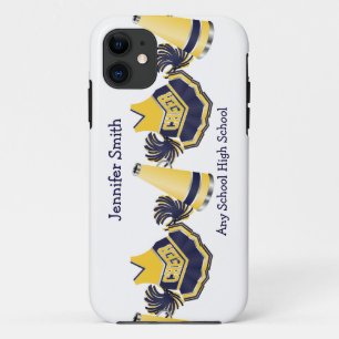 Coque Case-Mate Pour iPhone Coque iphone Cheerleading bleu et jaune