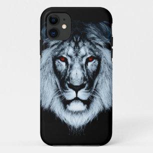 Coque Case-Mate Pour iPhone Coque iphone de lion observé par rouge