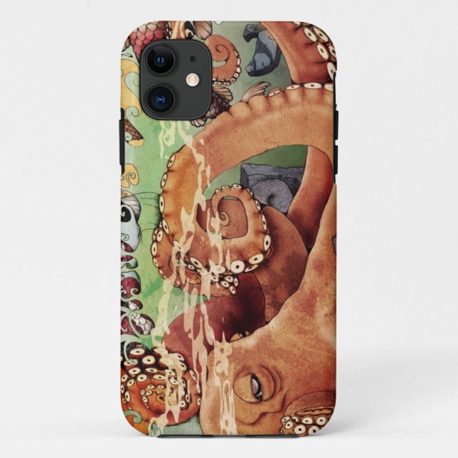 Coque Case-Mate Pour iPhone Coque iphone de poulpe (Dos)
