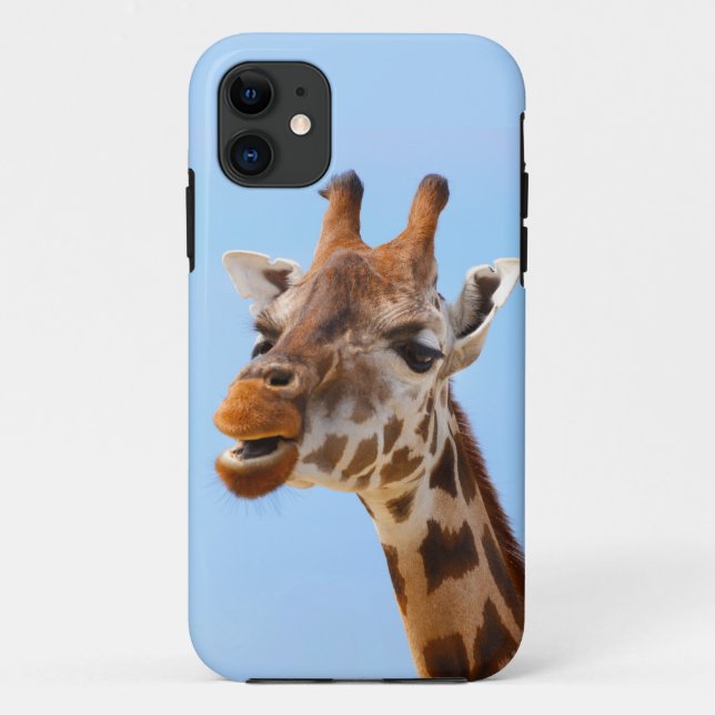 Coque Case-Mate Pour iPhone coque iphone Portrait de Giraffe (Dos)