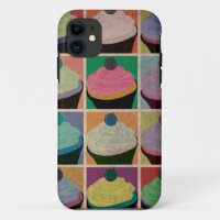 Coque iphone vintage de petits gâteaux