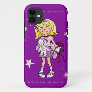 Coque Case-Mate Pour iPhone Enfant fille bouddins rose violet coque iphone