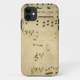 Coque Case-Mate Pour iPhone Feuille de musique vintage iPhone 5 Coque