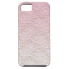 Girly PInk Lacey Motif iPhone 5 Coque