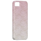 Girly PInk Lacey Motif iPhone 5 Coque