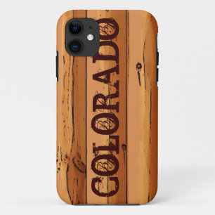 Coque Case-Mate Pour iPhone Iphone en bois Colorado personnalisable 5 coque