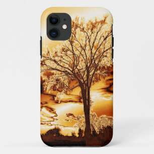 Coque Case-Mate Pour iPhone L'arbre dans Molten Gold iPhone 5 coque