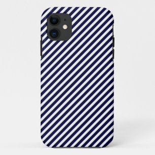 Coque Case-Mate Pour iPhone Navy Blue & White Striped iPhone 5 Coque