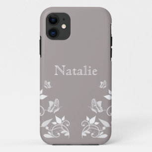 Coque Case-Mate Pour iPhone Papillon ivoire Floral BT iPhone 5 Coque